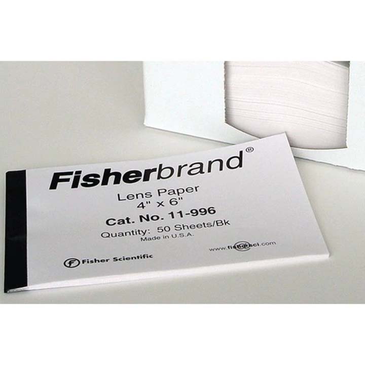 Fisherbrand™レンズクリーニングペーパー 4x6インチ（シートブック）｜【フィッシャーサイエンティフィック】研究用消耗品/安全器具